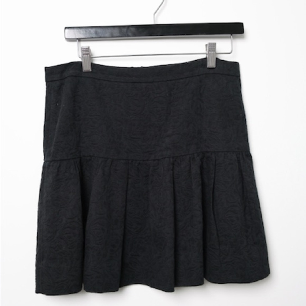J. Crew Black Skirt Pleated